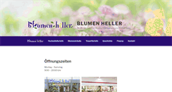 Desktop Screenshot of blumen-heller.com