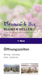 Mobile Screenshot of blumen-heller.com